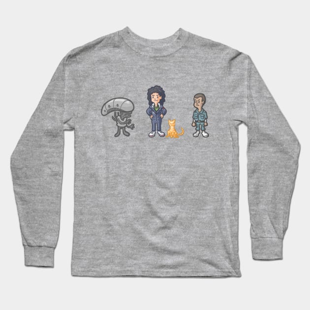 Alien! Long Sleeve T-Shirt by royal_ten